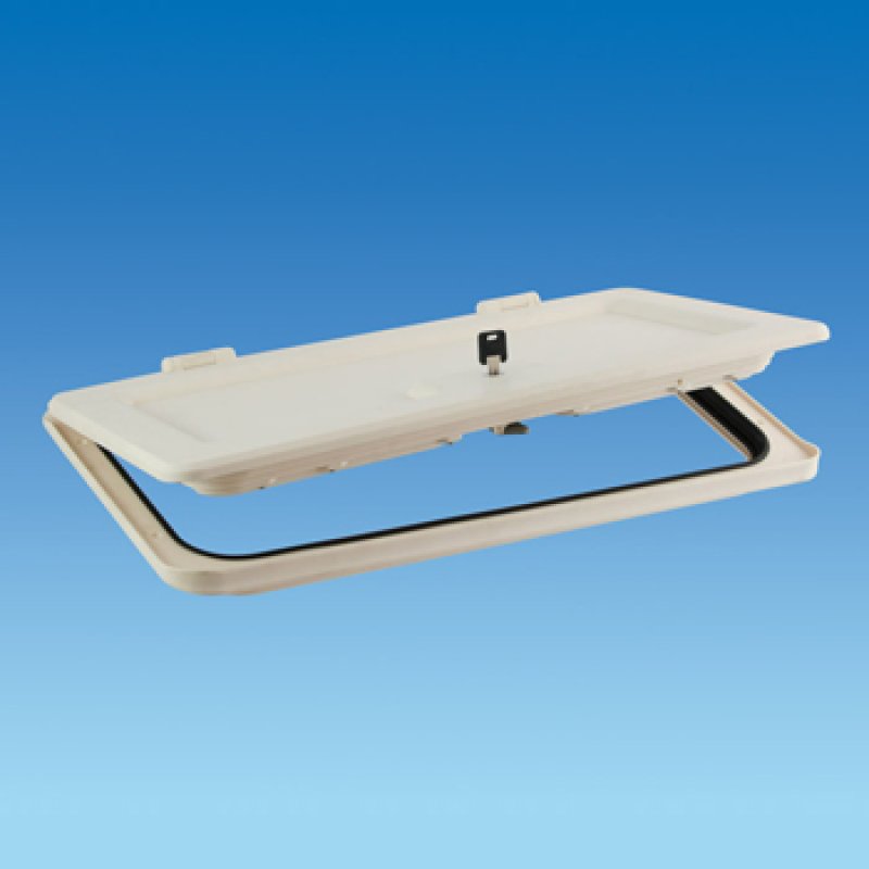 WHITE NBB Battery Box Door c/w Infill Pennine Leisure Supplies