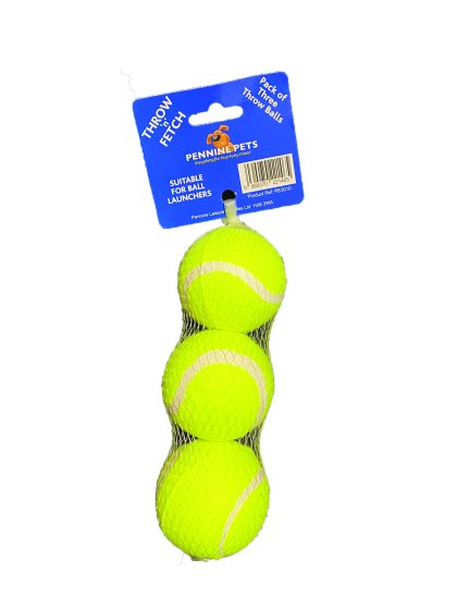 Pennine Pets Tennis Ball (3Pk)