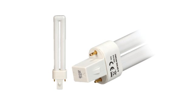 9 Watt 2 Pin PL Replacement Tube