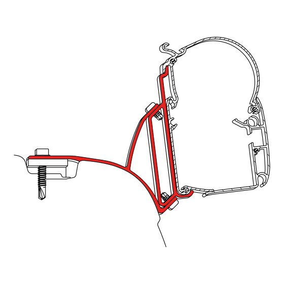 VWT5/6 Multivan Bracket