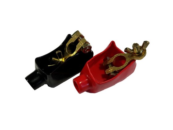Wing Nut Battery Clamp Set