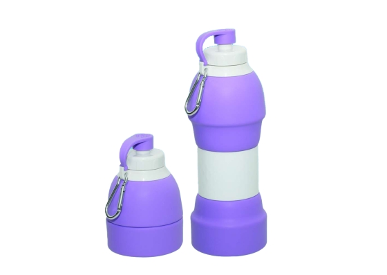 Collapsible Drinks Bottle 580ml - LILAC Collapsible Drinks Bottle 580ml - LILAC