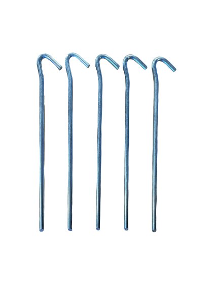 Pack of 5 x Heavy Duty Skewer with Hook 24cm