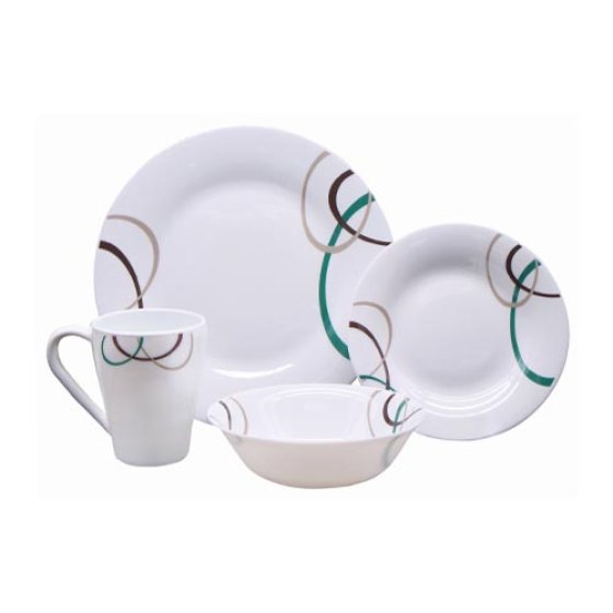 Horizon Orbit - 16 Piece Opalware Dining Set Horizon Orbit - 16 Piece Opalware Dining Set