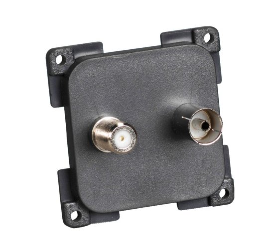 GREY C-Line TV and Satellite Socket