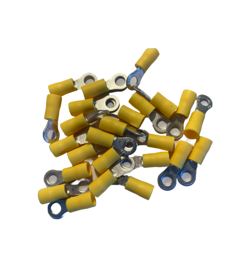 Yellow 5mm Ring Terminal