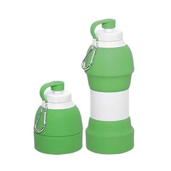 Collapsible Drinks Bottle 580ml - GREEN Collapsible Drinks Bottle 580ml - GREEN