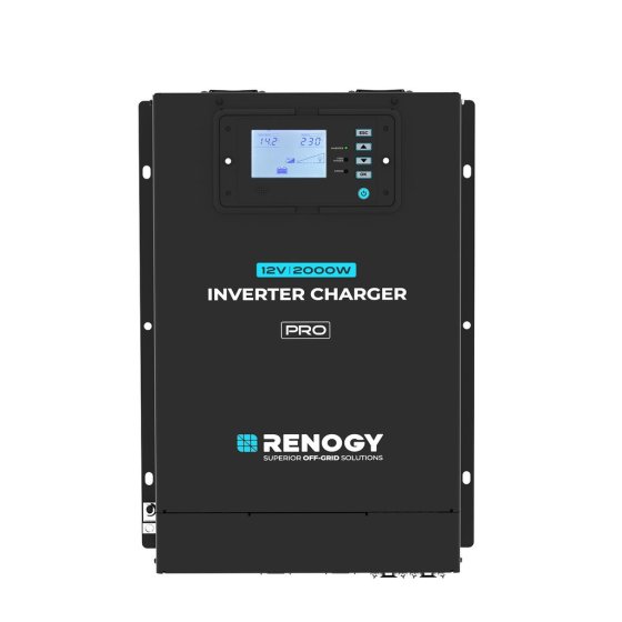 Renogy PRO 2KW 230VAC Inverter 80A ACDC Charger