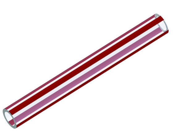 WHALE 12mm MDPE Tubing Red - 30mtr