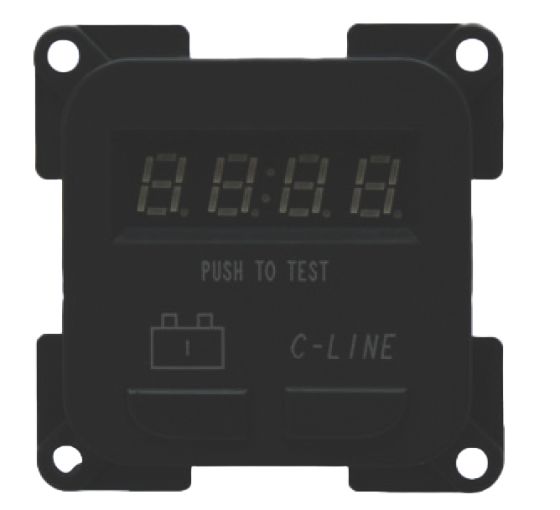 GREY C-Line Battery Monitor Panel