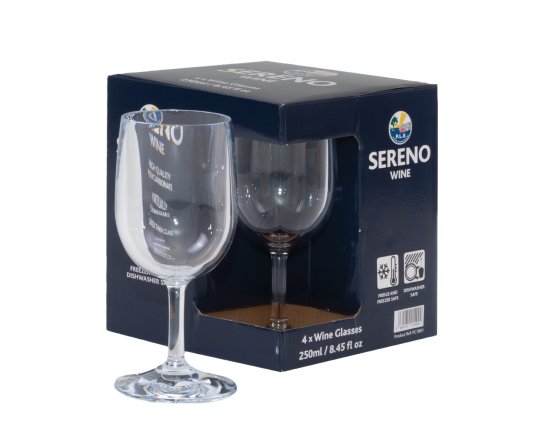 Sereno Wine Glass 250ml - Set of 4 Sereno Wine Glass 250ml - Set of 4