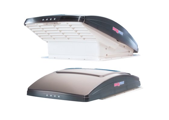 Maxxfan Deluxe 400x400 Rooflight, Smoke