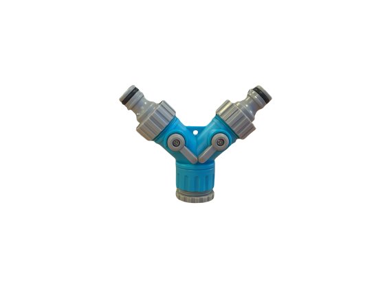 Tap Splitter with Shut-Off 1/2" - 3/4"