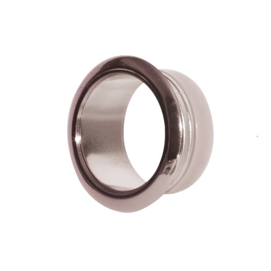 Push Lock Rosette, 19mm Knobs, NICKEL