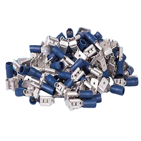 Blue 6.3mm Piggy-Back Insulated Terminal