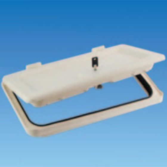 WHITE NBB Battery Box Door Snake Lock Fitting Pennine Leisure Supplies