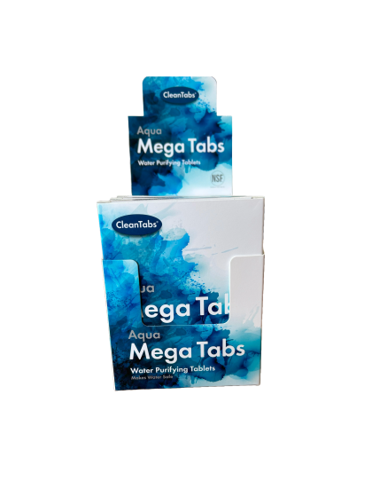 Aquamega Tabs ( 20's ) - Display Pack of 6 Aquamega Tabs ( 20's ) - Display Pack of 6