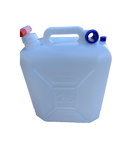 Box of 5 - 25 Litre Jerry Can c/w Tap Box of 5 - 25 Litre Jerry Can c/w Tap