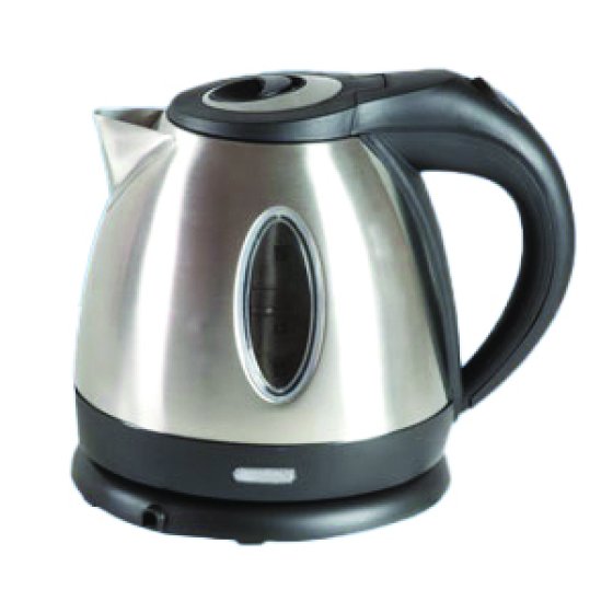 BOX of 12 - Chrome Cordless Kettle 1.2L 750 Watt