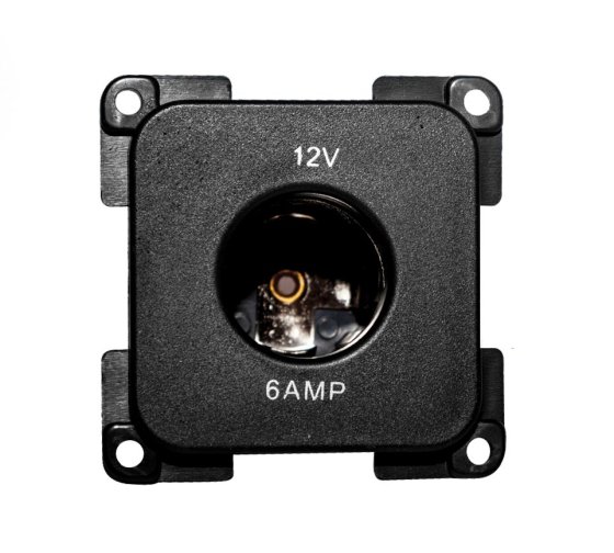 BLACK C-Line 12 Volt Socket