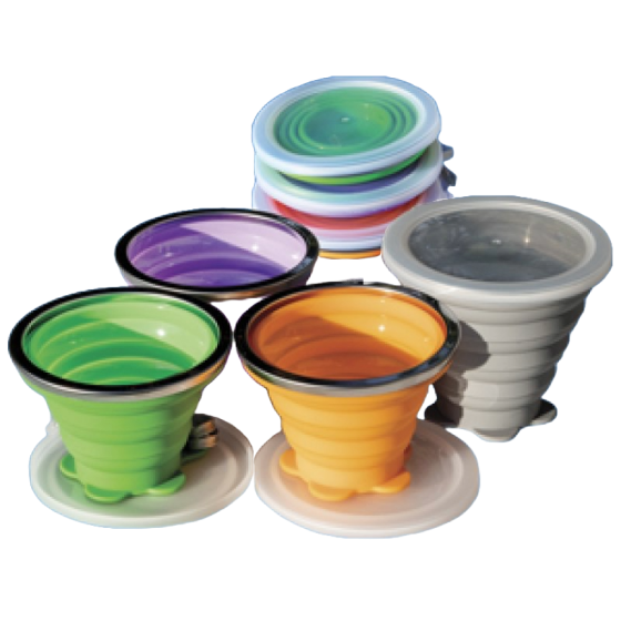 Collapsible Cup 240ml - Pack of 4