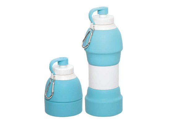 Collapsible Drinks Bottle 580ml - TURQUOISE