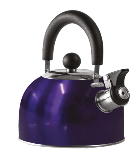BLUE 1.6 Litre Gas Hob Kettle with Folding Handle