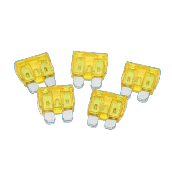 20 Amp Blade Fuse YELLOW - ( Pack of 50 )