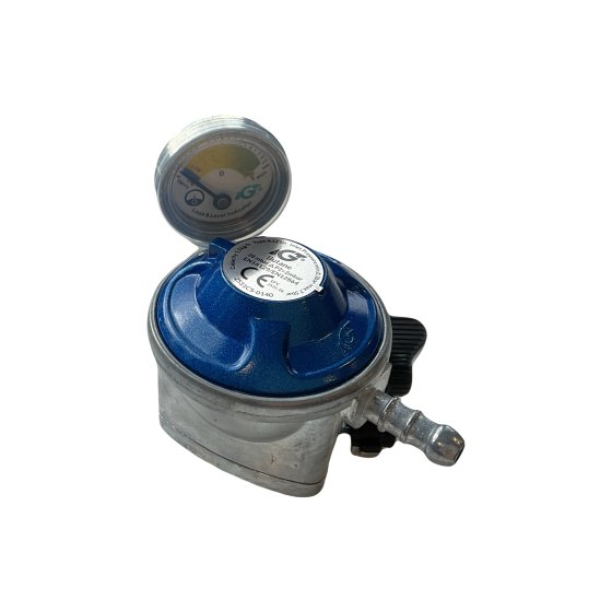 21mm Clip On Regulator 28-30mbar with Level Gauge