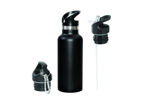 Insulated Drinks Bottle 500ml - BLACK Insulated Drinks Bottle 500ml - BLACK