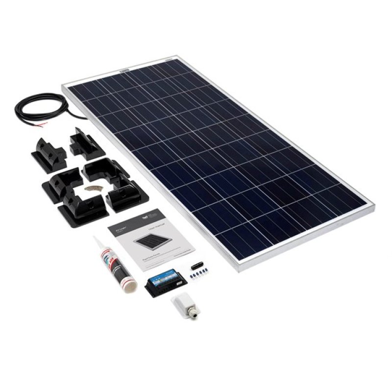 Rigid Panel Motorhome Solar Panel Kit 150W Pennine Leisure Supplies
