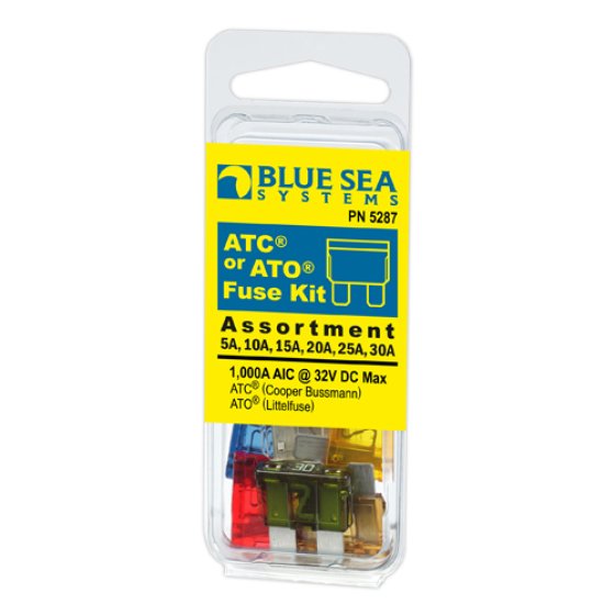 BLUE SEA Blade Fuse Kit ATO/ATM 6 Piece