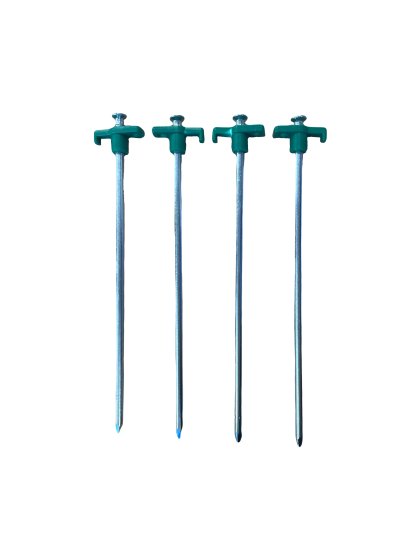 Pack of 4 x Rock Peg with Plastic Hook 25cm