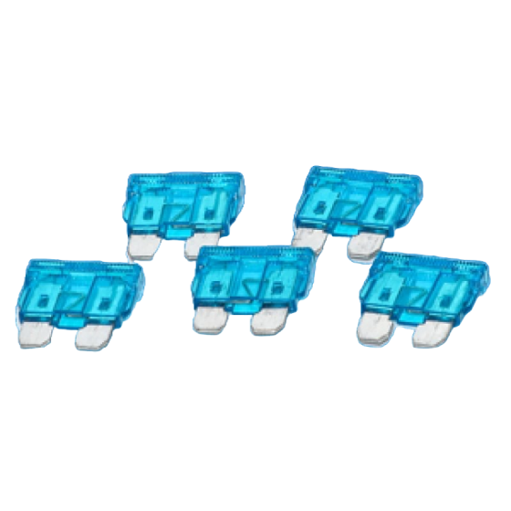 15 Amp Blade Fuse BLUE - 5 Per Pack