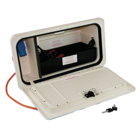 WHITE NBB Battery Box and Door
