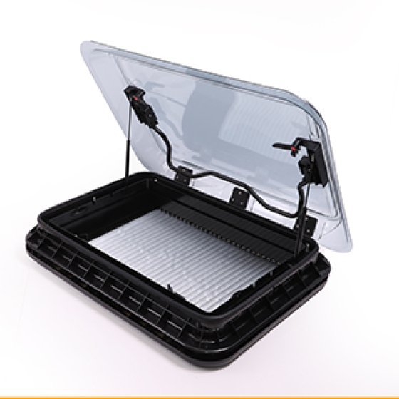 BLACK ZEPHYR Rooflight 700 x 500 with Lighting BLACK ZEPHYR Rooflight 700 x 500 with Lighting