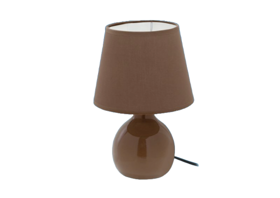 Ceramic Table Lamp - BROWN