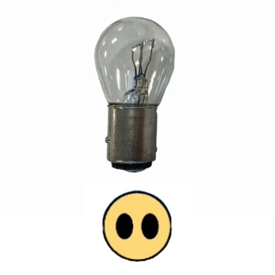 BAY15D Double Contact 21/5W Autolamp Off Set Pins