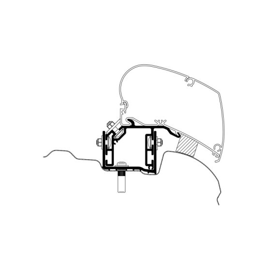 Perfect Roof Adaptor - VW CRAFTER UK LHD / LHT