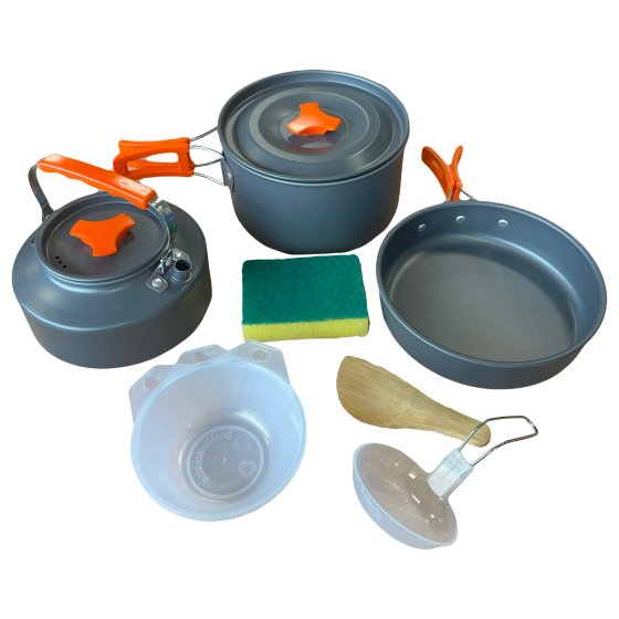 Camping Cookware Set 3pcs with Accessories