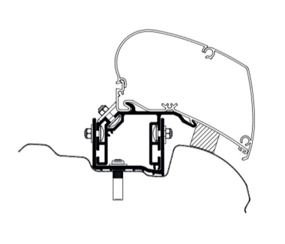 Perfect Roof Adaptor - VW CRAFTER EU RHD / RHT