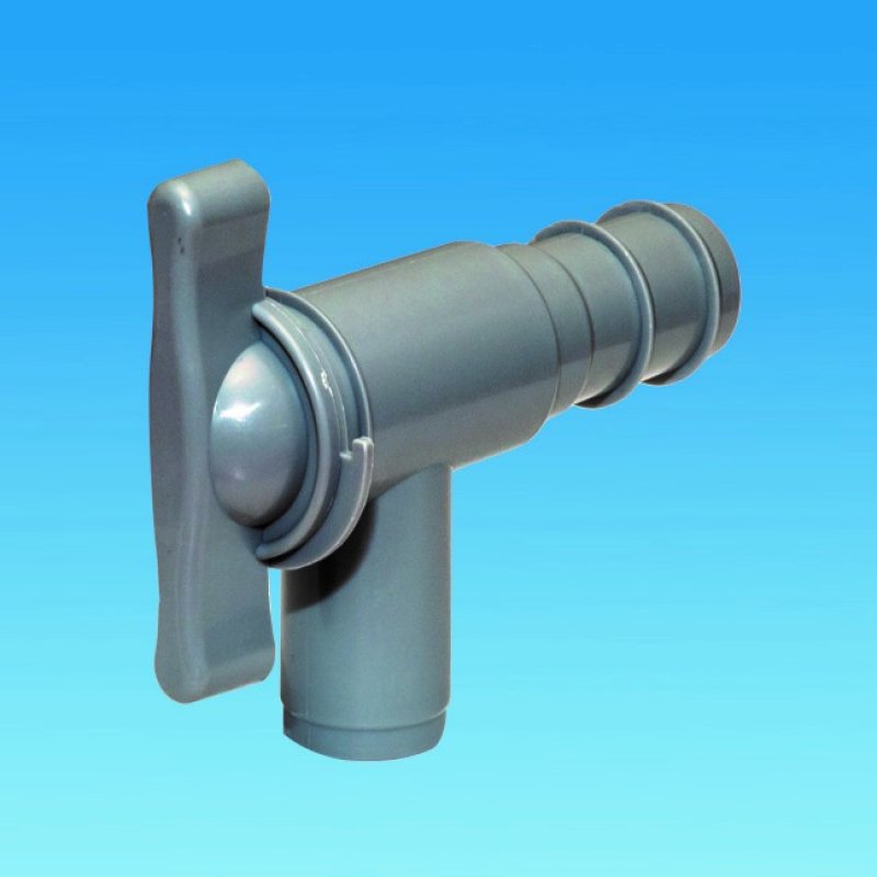 Grey Drainage Tap Waste Water Pennine Leisure Supplies