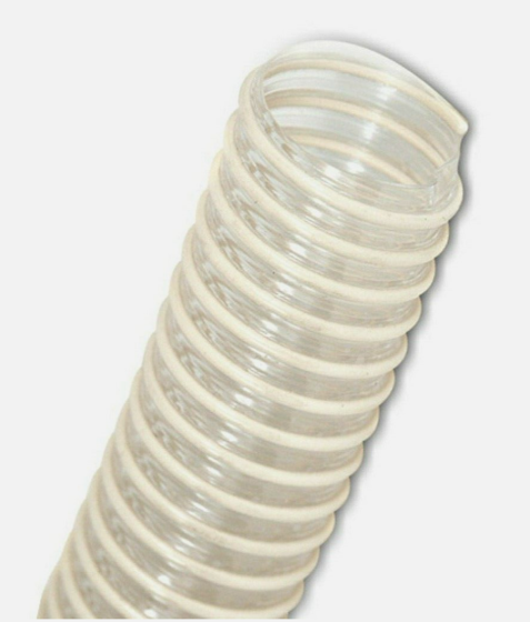 Clear 40mm id Spiral Convoluted Hose (30 Mtrs) Clear 40mm id Spiral Convoluted Hose (30 Mtrs)