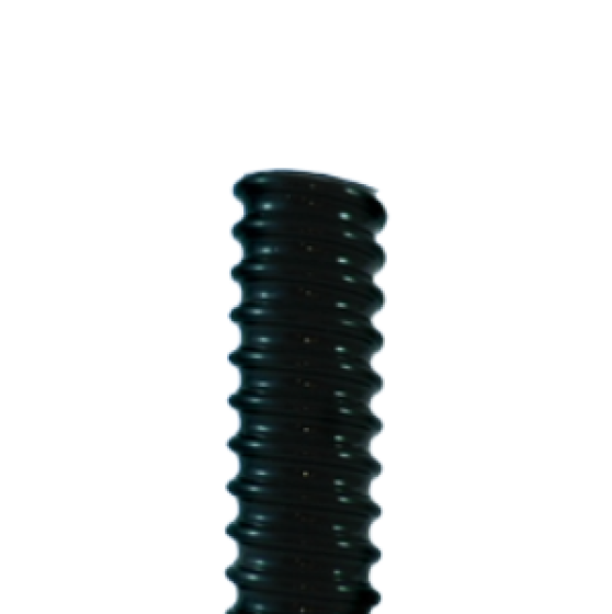 Black 25mm id Spiral Convoluted Hose (30 Mtrs)