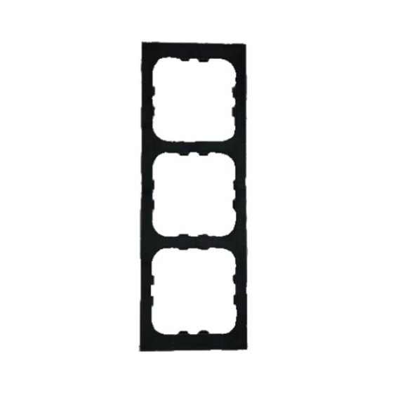 BLACK Matt CG Range 3 Way Face Plate