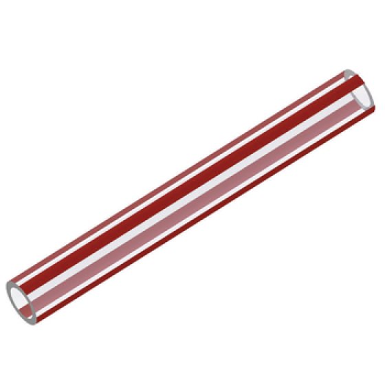 WHALE SYS-15 Tube 15mm x 11mm Red - 10mtr