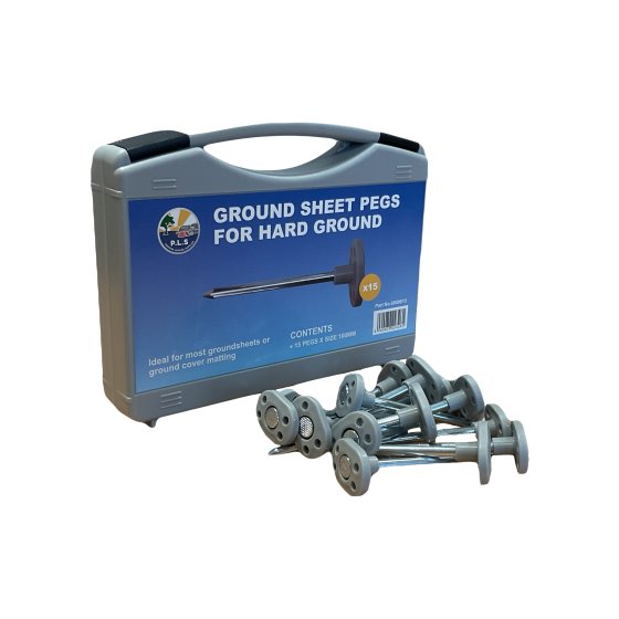 Box of 15 x Steel Ground Sheet Pegs