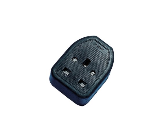 Black 13amp Trailing Socket