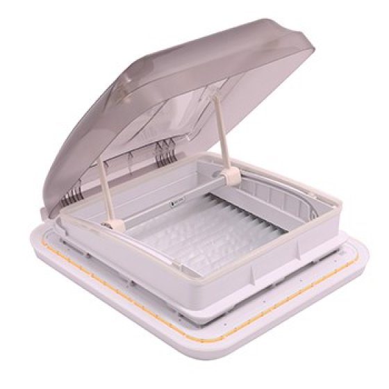 WHITE ZEPHYR Rooflight 400 x 400 with Lighting WHITE ZEPHYR Rooflight 400 x 400 with Lighting
