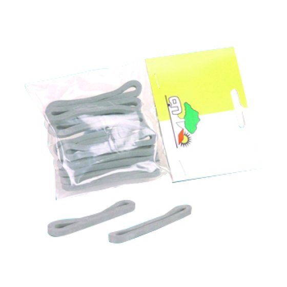 Pack of 10 x Short Straight Rubber